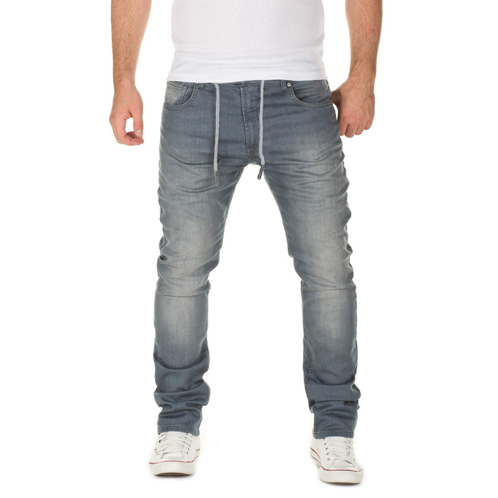 Чоловічі джинси WOTEGA Noah Slim Fit сірі (Turbulence Grey 3r4215) 31W/32L - джогери в стилі джинсів