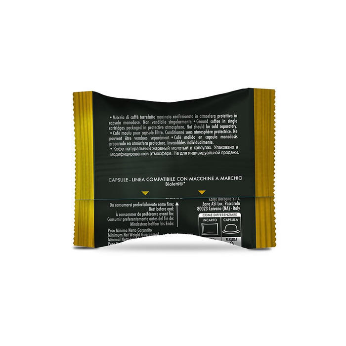 Кава в капсулах Caffè Borbone Gold (Золота суміш), сумісні з кавомашинами Bialetti, 100 шт