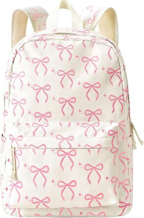 Жіночий рюкзак для ноутбука, шкільний рюкзак, легкий та стильний (рожевий)