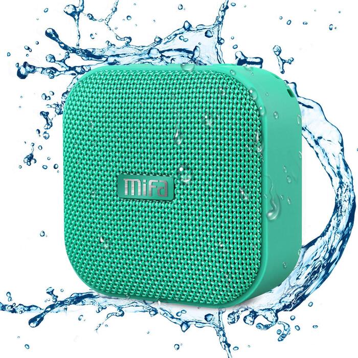 MIFA A1 Mini Bluetooth колонка, TWS, 15 год, IP56, чорний (A1-Grün)