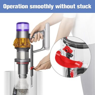 Dyson V11/V15/SV14/SV15/SV22 Dust Bin Replacement - Compatible with 970050-01 & 965443-01
