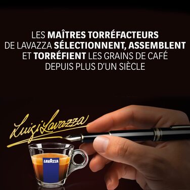 Кава в зернах Lavazza Crema e Gusto, суміш арабіки та робусти, темне обсмажування, інтенсивність 7/10, 1 кг