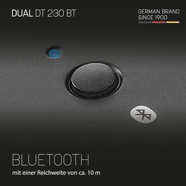 Програвач вінілу Dual DT 230 BT Bluetooth з автостопом та вбудованим фонокоректором
