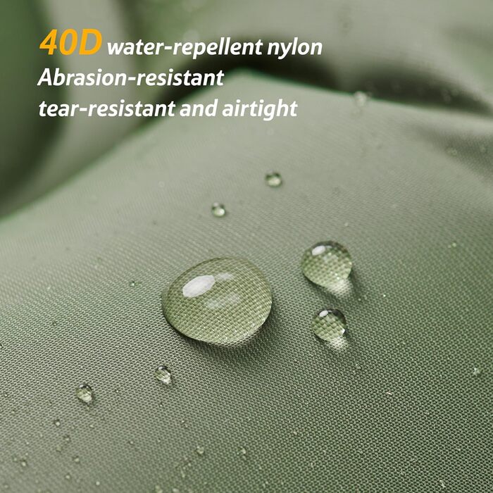 Килимок для кемпінгу Naturehike, Ultraleichte, Надувний, з інтегрованим насосом, для велосипедних походів та наметів, односпальний (з надувним мішком для зберігання, двоспальний)