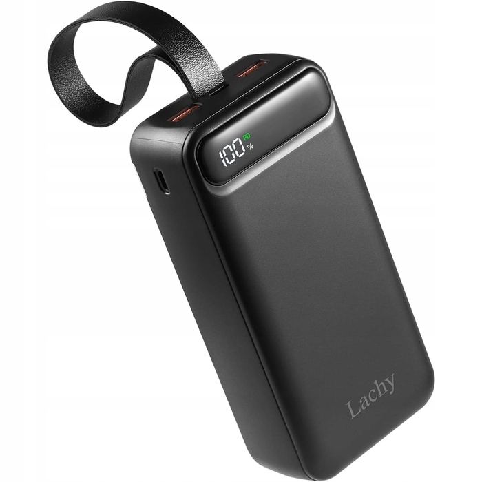 Потужний павербанк 50000mAh з дисплеєм, 2xUSB-C, 22.5W
