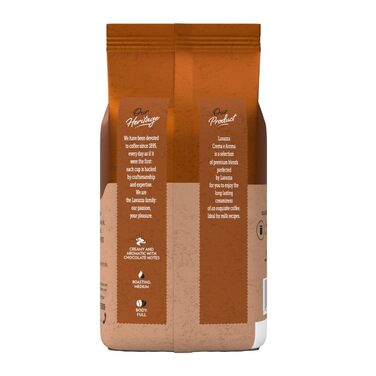 Кава в зернах Lavazza Crema e Aroma, середнього обсмаження, 60% арабіка та 40% робуста, інтенсивність 8/10, 1 кг (набір 6 упаковок, загальна вага 6 кг)