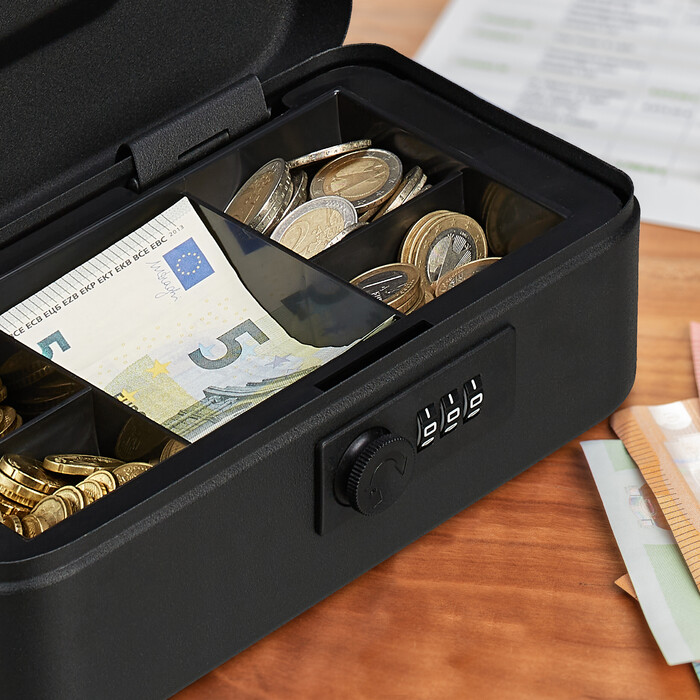 Relaxdays Combination Lock Cash Box