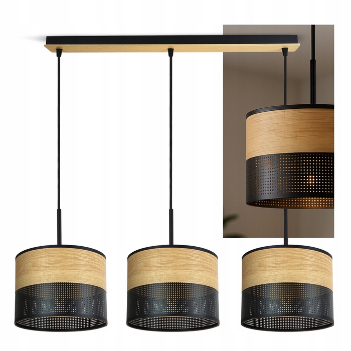 Підвісна люстра Luxolar 497 на 3 цоколі E27