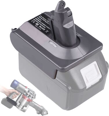 Адаптер для акумулятора Dyson V7 V8 та Makita 18V: перетворювач для пилососів Dyson 21.6V V7(SV11) V8(SV10) Fluffy Animal Trigger