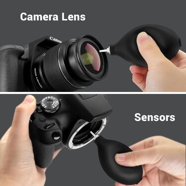 Набір для чищення камери: дзеркальна, Canon, Sony, Nikon, Pentax. Очищення об'єктива та сенсора