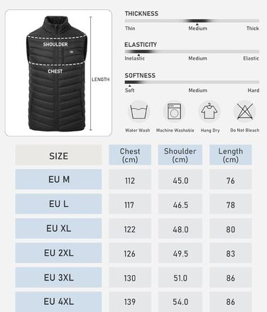 Чоловіча жилетка oFiz Легка стьобана жилетка з коміром-стійкою, гібридна жилетка з підкладкою, для активного відпочинку, роботи, гольфу, хайкінгу, темно-синій (XXL, темно-сірий)