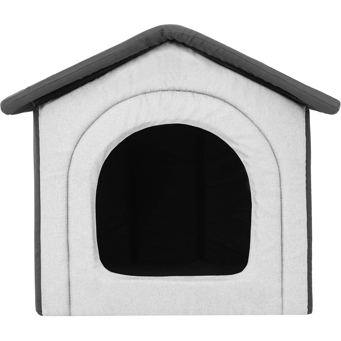 Будка для тварин, вольєр для собак, вольєр, собача будка, тиха зона, вольєр для тварин, притулок для тварин, вольєр для собак R4: 55 x 60 см, матеріал: еко-сизаль + графіт Оксфорд R4 - 55 x 60 см