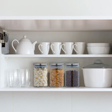 Relaxdays Set of 3 Storage Jars, 800 ml