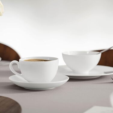 Villeroy & Boch - Royal Teacup, delicate cup with a curved handle made of high-quality premium bone china, dishwasher-safe, 260 ml