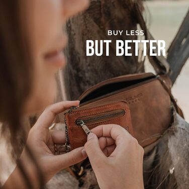 Чоловіча/жіноча сумка через плече Berliner Bags Preiu Bauchtasche - шкіряна поясна/crossbody сумка (Camel, M)