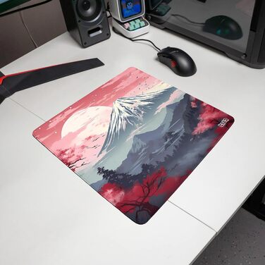 Tilt Premium килимок для миші Gaming XXL 1000x500x4mm | Нековзний килимок на стіл | Водостійкий мат для робочого столу (30 x 30 см, Japanese Forest)