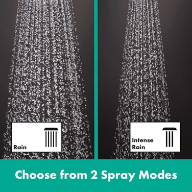 Hansgrohe Vernis Blend Shower Set, water-saving showerhead with shower hose and shower rail 0.65m, handheld shower with 2 spray patterns, chrome