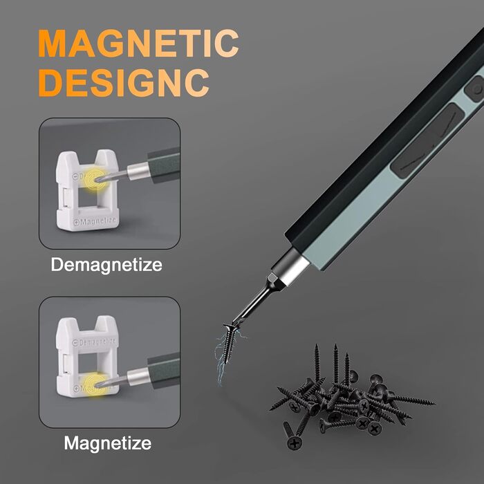 Електрична викрутка 66 в 1 з LED-підсвічуванням, магнітна, для ремонту PC, iPhone, iPad, Switch, PS4, Xbox, Laptop, Macbook, Computer, окулярів, годинників