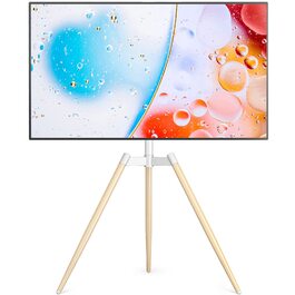 Підставка для телевізора RFIVER: регульована, поворотна, для 32-65 дюймів, VESA 400x400, 35 кг, бежева