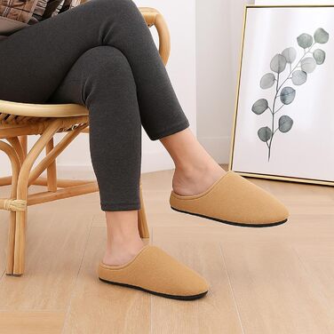 Тапочки жіночі Mishansha, теплі, зимові, хакі, з велюру, 39 EU