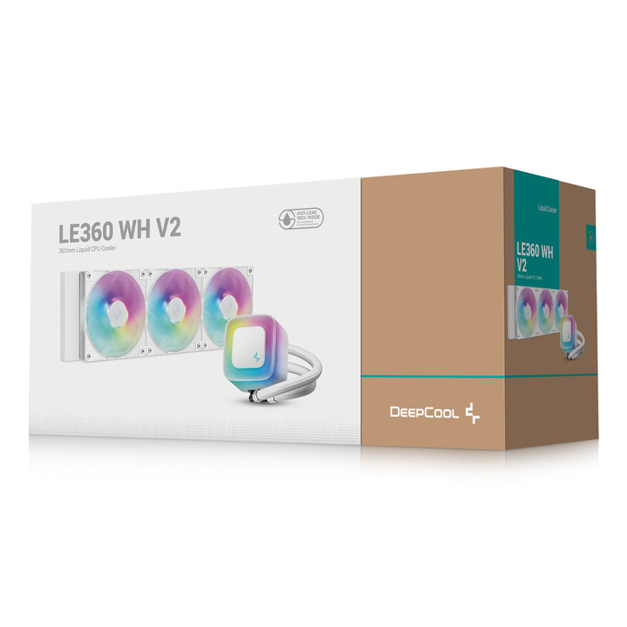 Рідинне охолодження Deepcool LE360 WH V2
