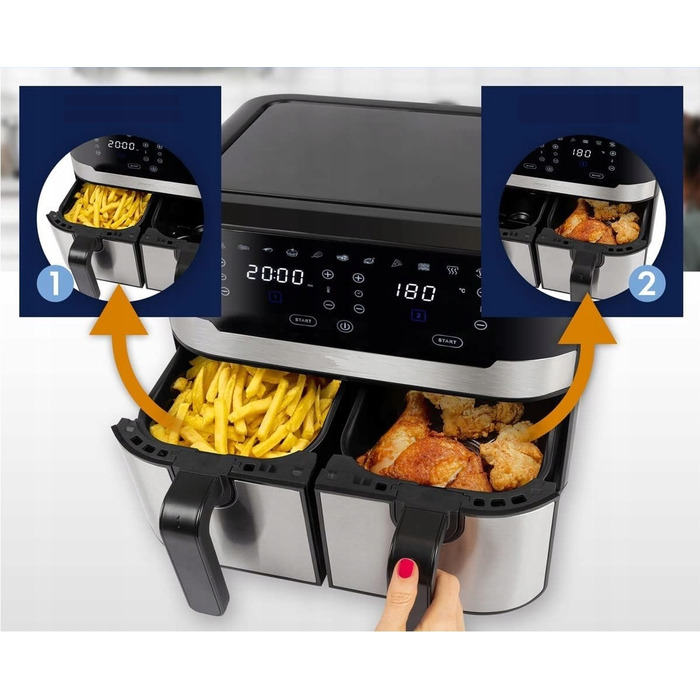 Аерофритюрниця Heinrich's 710023, 2400 Вт, 9 л