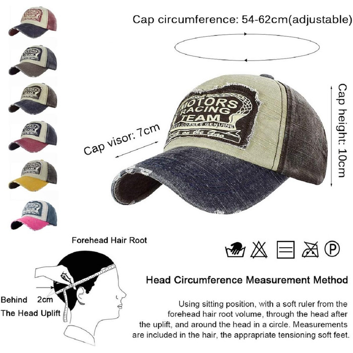 Кепка бейсболка Tuopuda Retro з регулюванням, унісекс, для літа