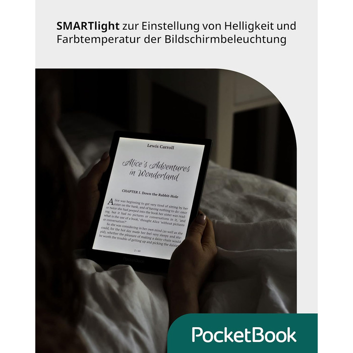 Pocketbook InkPad 4: Електронна книга, 7.8'' E-Ink, 32 GB, Bluetooth, водонепроникна, срібна (DE/at/CH версія)