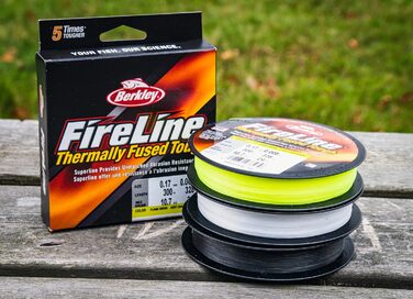 Плетена рибальська ліска Berkley FireLine Fused Original 8-жильна, надміцна та зносостійка, для делікатної ловлі, 0,10 мм, 6,2 кг, 300 м, димчаста