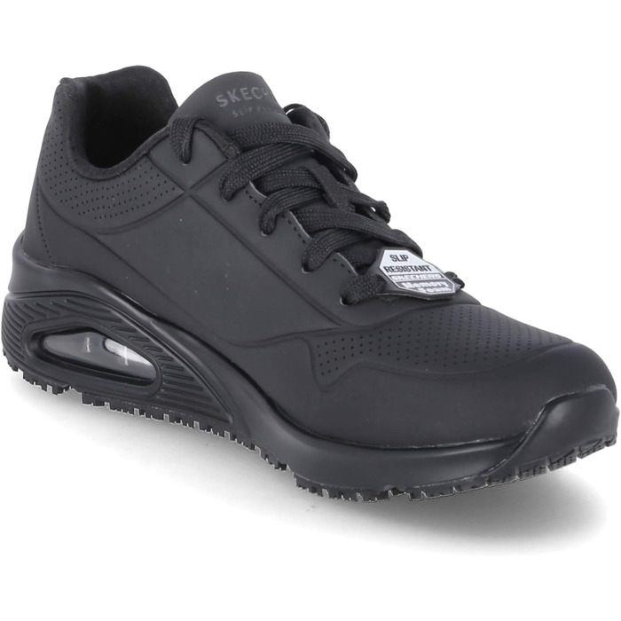 Черевики Skechers UNO SR для жінок, робочі кросівки, чорний, синтетика, розмір 39 EU