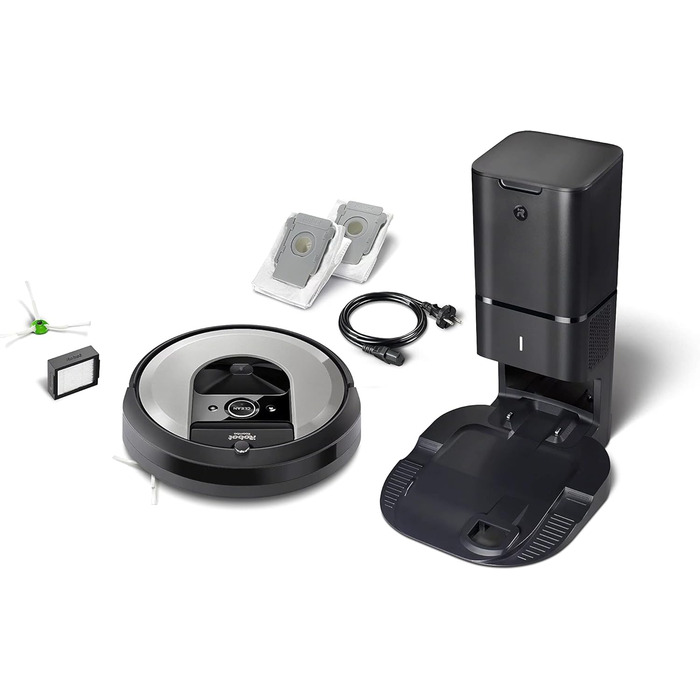 Робот-пилосос iRobot Roomba i7+ з автоматичною станцією самоочищення, картографією та PrecisionVision Navigation