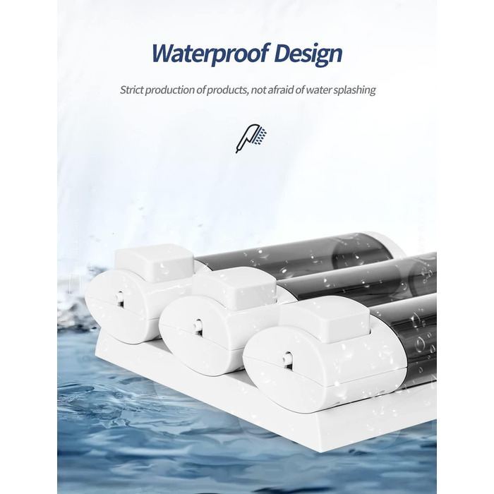 Ручний дозатор мила CHUANGDIAN, настінний, 200 мл, білий (трійка білий)