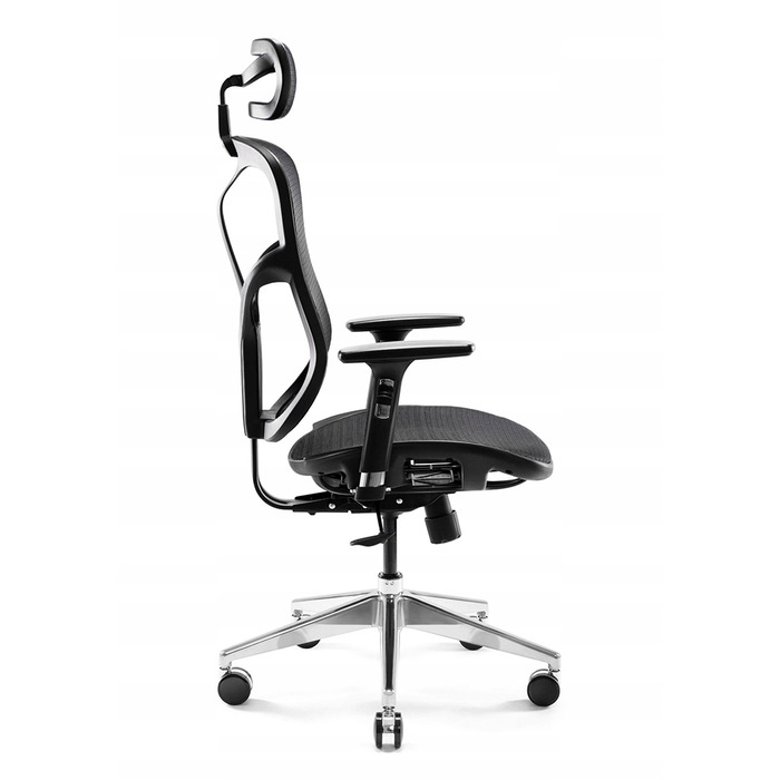 Ергономічне крісло Diablo Chairs V-Basic, тканина, чорне