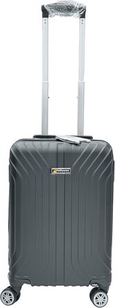 Чемодан Ribelli Handgepäck, 70 л, середній, з жорстким корпусом, з 4 колесами, з TSA-замком, телескопічна ручка, набір L-XL-XXL (02066-чорний, L (50л))