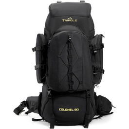 Tripole Rucksack from the Colonel Series with Internal Frame - Featuring Detachable Daypack and Rain Cover