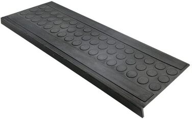 Rubber Threshold Ramps - Non-Slip Transition Mats for Indoor/Outdoor Use - 5 Piece Set