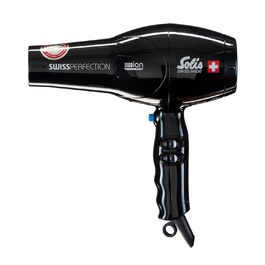Фен Solis Swiss Perfection 440 Föhn: 2300 Вт, іонізація, AC-двигун, 3 режими температури, 2 швидкості, чорний