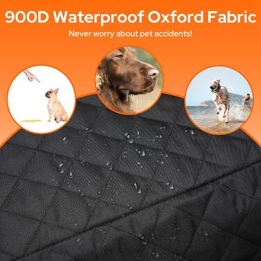 Водонепроникний килимок для собак у багажник авто, універсальний, з металевим кліпом