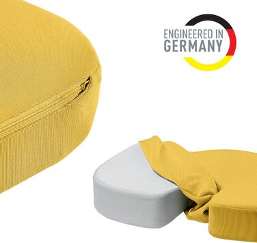 Ортопедична подушка для сидіння Leitz Ergo Cosy, сіра, 52840089 - для офісного крісла, зменшує біль у спині та шиї