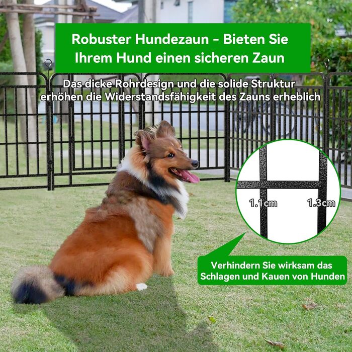 Вольєр для цуценят 544 см, 80 см висота, 8-секційний складний вольєр для тварин з дверцятами, вольєр для собак, котів, кроликів, для саду, збірка без інструментів