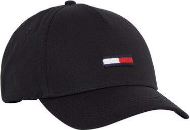 Кепка Tommy Jeans Unisex Flag Basecap чорна, універсальний розмір