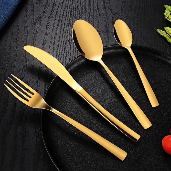 Набір столових приборів на 24 предмети (на 6 осіб), нержавіюча сталь, у подарунковій коробці