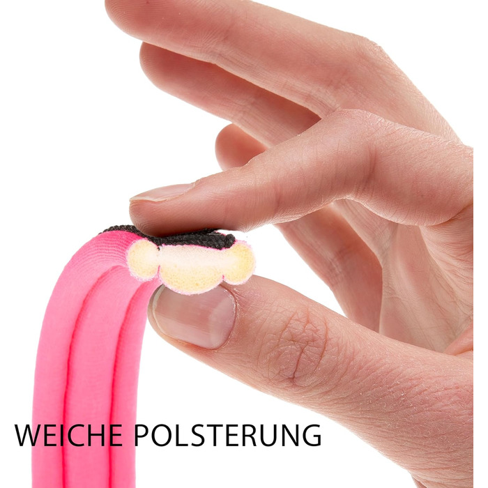 Нашийник для собак Ferplast ERGOFLUO C15/42 з м'якою підкладкою та мікрорегулюванням, рожевий (43x51x25 мм)