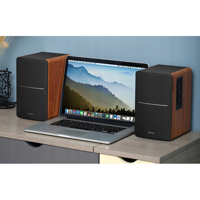 Комплект акустичних колонок 2.0 Edifier R1280DBs, 21 Вт, коричневий