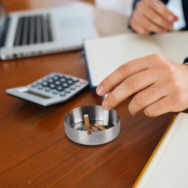 Настінний попільничка CPROSP з нержавіючої сталі, 28.5 x 6.5 см, з замком, для саду, двору, вілли (10 шт.)