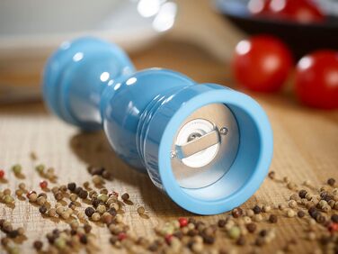 Набір для помелу спецій Echtwerk (2 шт.) - соляна та перечна млинки з ABS-пластику, керамічний механізм, ручна, блакитний, 21 см