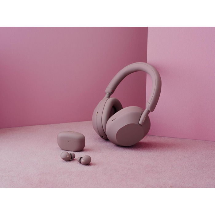 Навушники Sony WH-1000XM5 Black з кейсом: бездротові, з шумозаглушенням, Bluetooth, Hi-Res Audio, до 30 год роботи