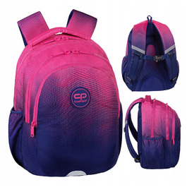 Багатовідсіковий шкільний рюкзак CoolPack, синій/рожевий, 21 л