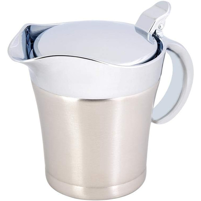 Thermo Sauce Pan, 450 ml/750 ml, 304 Stainless Steel, Double-Walled, Insulated, Sauce Pot, Kitchen Accessories 450 ml