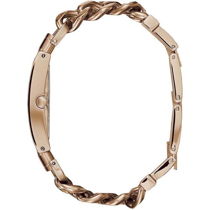 Жіночий аналоговий годинник Guess Heavy Metal зі сталевим браслетом (Rose Gold)